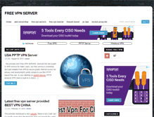 Tablet Screenshot of freevpnservers.com